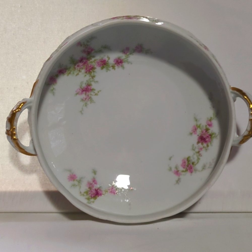 Vtg Theodore Haviland Limoges France oval serving bowl